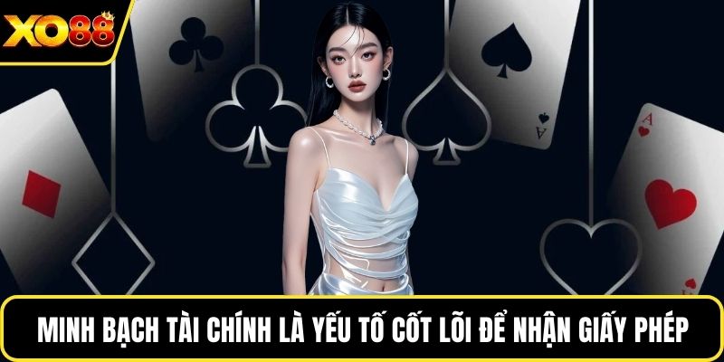 Minh bạch tài chính là yếu tố cốt lõi để nhận giấy phép